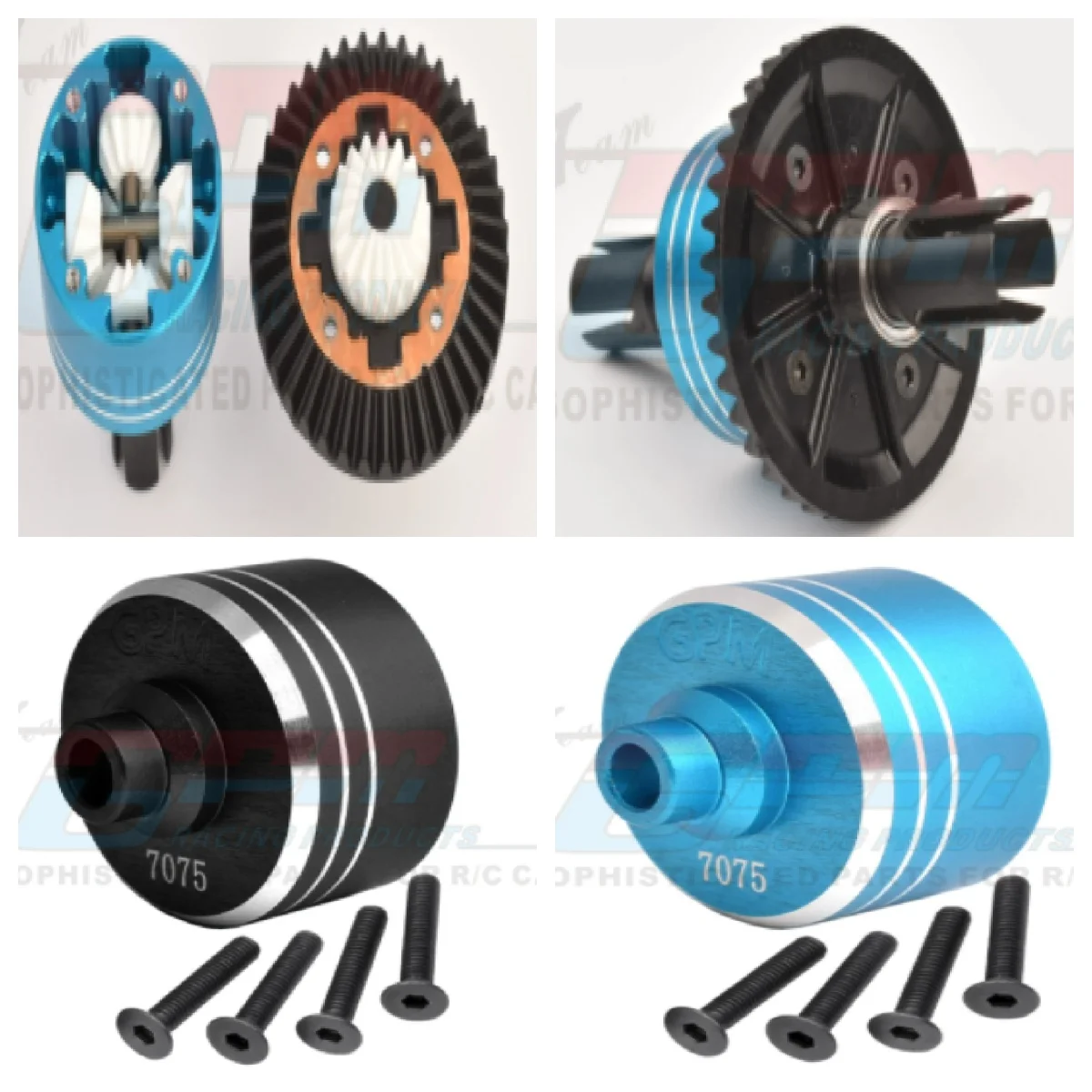 

TAMIYA XV-02 7075, универсальный корпус дифференциала из алюминиевого сплава для передней, средней и задней части