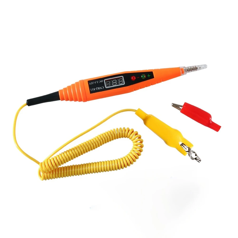 Car Repair \Digital \Voltage \Tester Pen 2.5V-32V DC Circuit Polarity Test LED Indicators Car Maintance Voltage Tester Tool