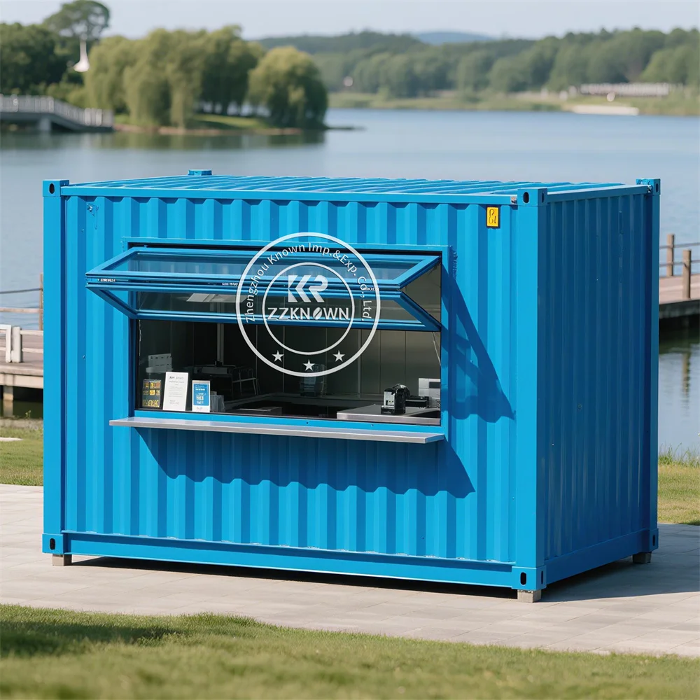 

Prefabricated Fast Food Container Restaurant Fully Equipped Mobile Prefab Restaurant Bar Container Kitchen Coffee Shop