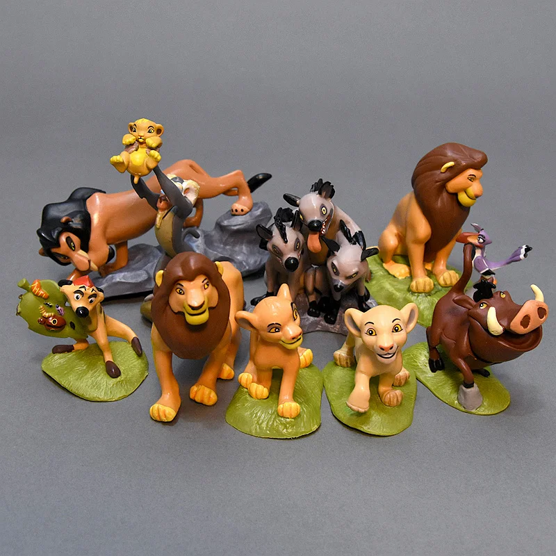 

Classic Cartoon Animation Lion King Model Simba Action Figure Gift 9pcs Set