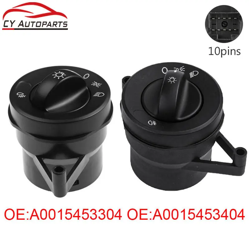 New Light Control Switch Headlight Lamp Knob Button For Mercedes Benz Truck Atego A0015453304 0015453304 A0015453404 0015453404