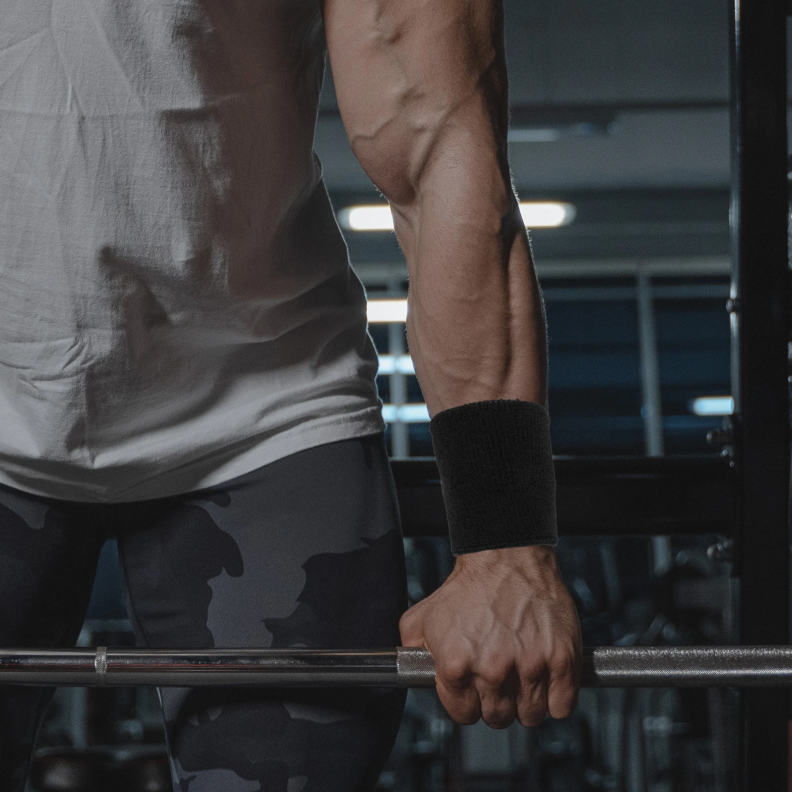 

6Pairs Sports Wristbands Sweatbands for Basketball Tennis Running Gym Dance Socks Over Sneakers Workout Sweat Bands