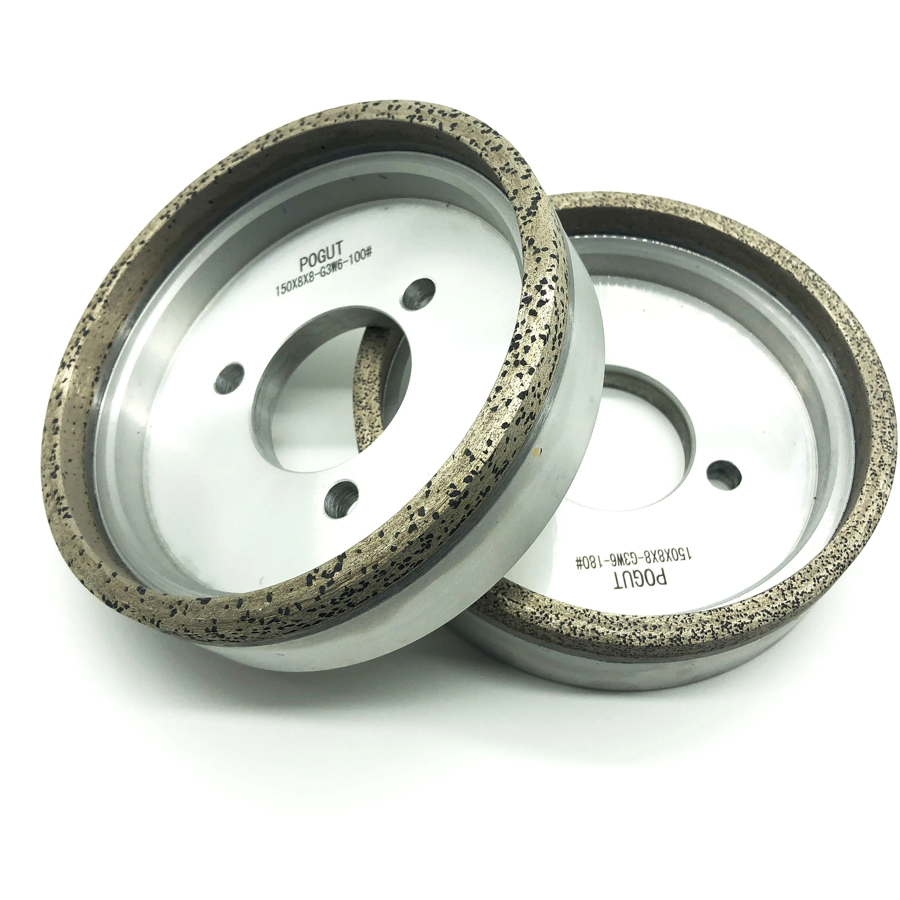 Diamond Diamond Abrasive Wheel 150*8*8, Diamond Grinding Wheel for Glass Straight Edge Machine and Double Edge Machine
