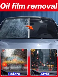 Car Glass Oil Film Removal Fast Clean Windshield