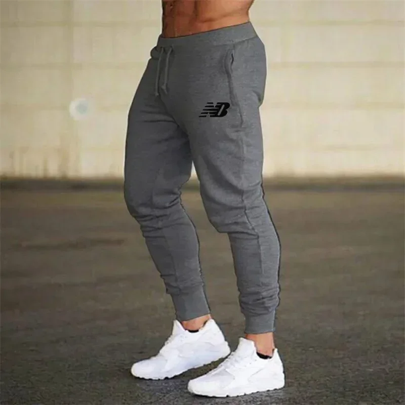 2024 fashion spring/summer men\'s jogging pants Fitness running pants Breathable high quality casual pants slim pants