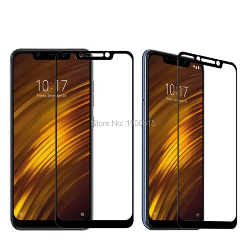 tempered glass for xiaomi pocophone f1 screen protector on xiomi pocophone f1 poko f 1 1f poco protective glass full cover film