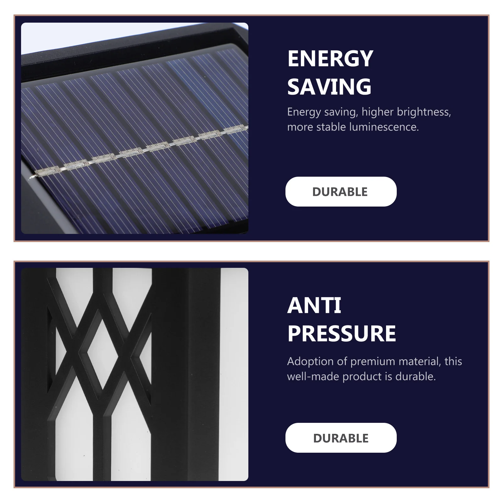 

1 set 1 Set Solar House Doorplate Light Waterproof Led Bright Outdoor Wall-Mounted Address Lamp Solar Powered Number Light For