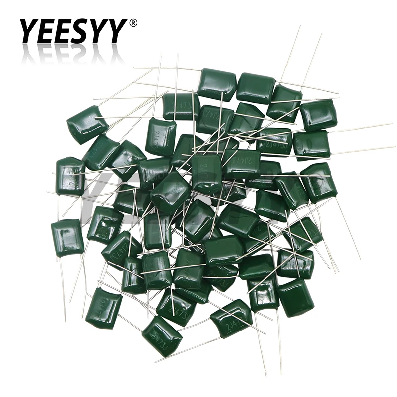 50pcs Polyester film capacitor 630V 1nF 1.5nF 10nF 22nF 33nF 47nF 2J102J 2J152J 2J222J 2J472J 2J682J 2J103J 2J223J 2J333J 2J473J