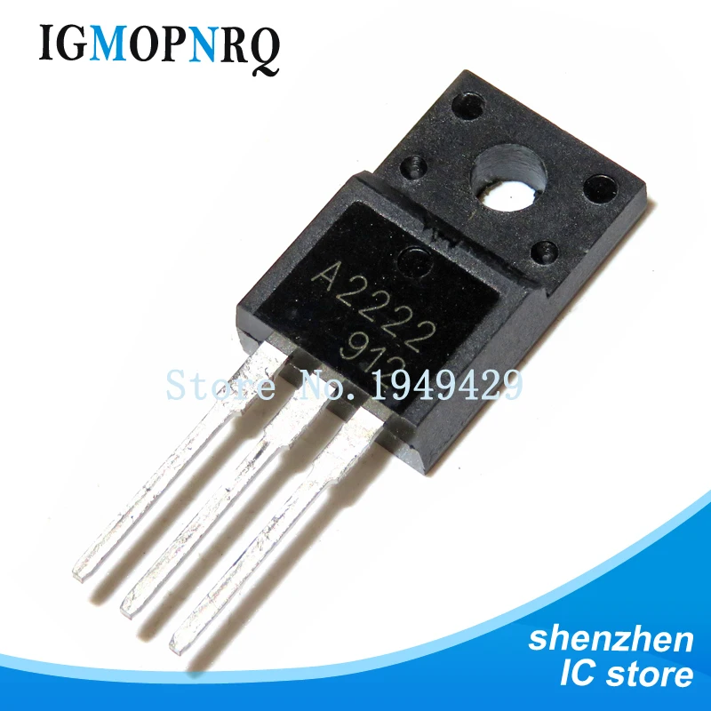 10pcs 2SA2222 2SC6144 TO-220F 5pairs 5pcs A2222 + 5pcs C6144 TO-220