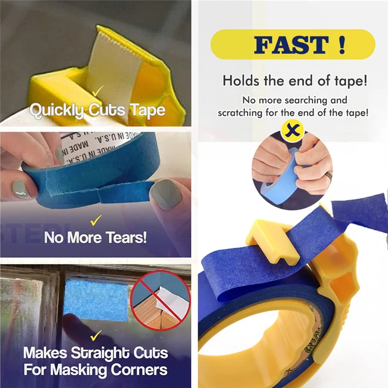 A25F-Painter Masking Tape Dispenser Applicator Machine With Cutting Tool For Tile For Repair And Beautify Painting Cracks Beauty