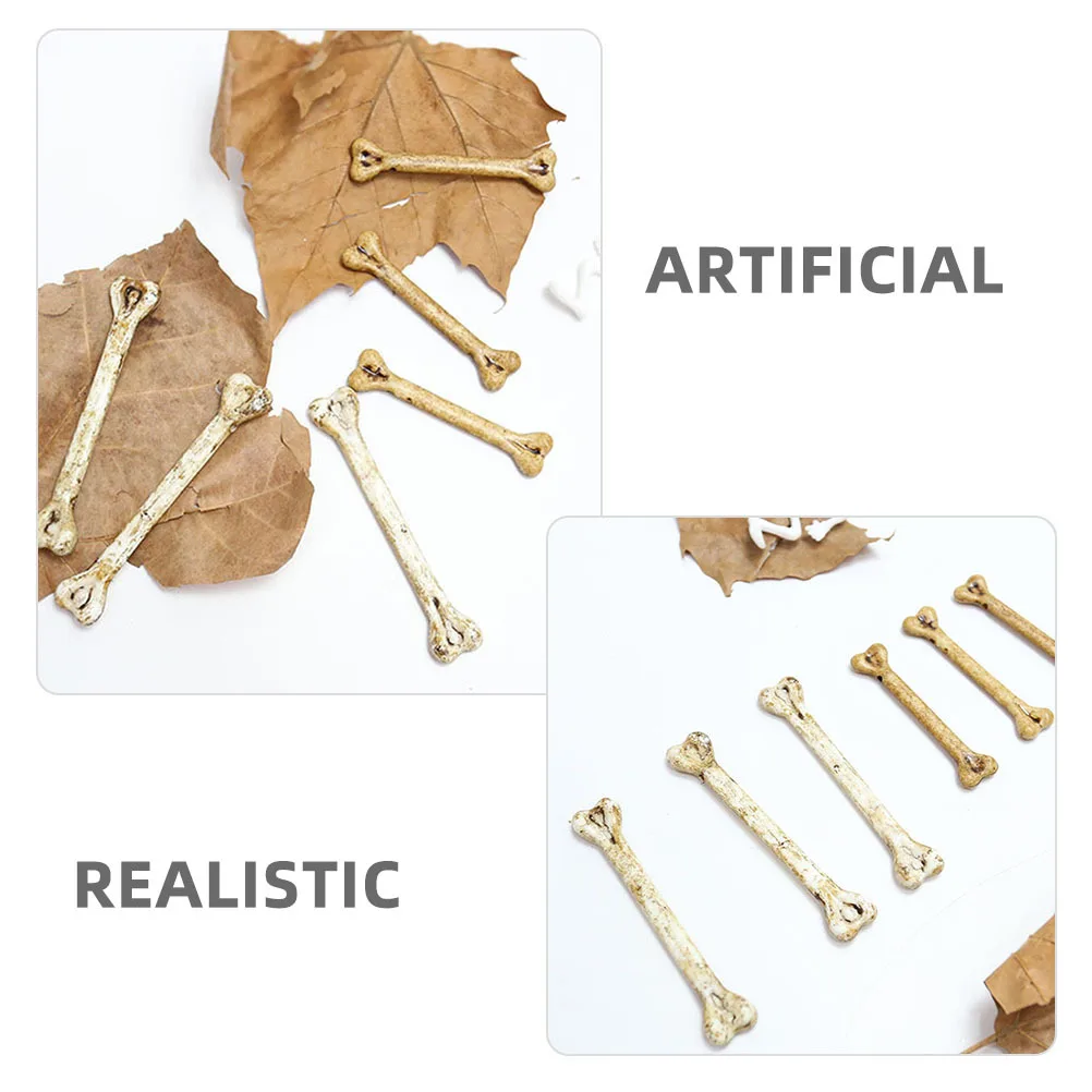 10 шт. имитация декора для Хэллоуина, поделки своими руками, пластиковый реквизит, искусственная розыгрыш, уникальный дизайн, мини-кости, сувениры для вечеринки, трюк, декор