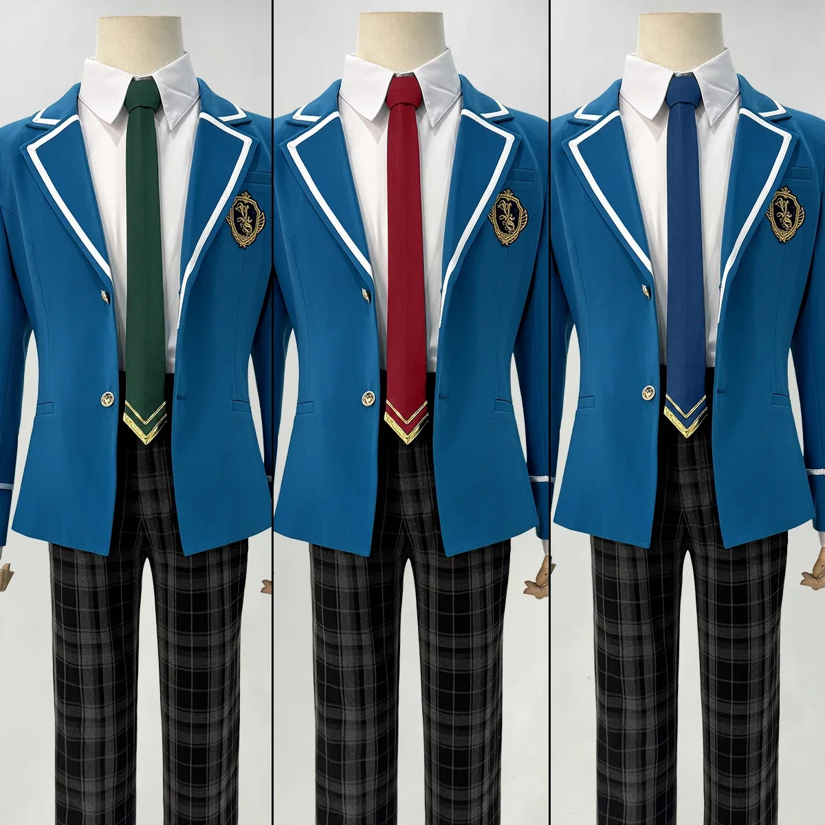 

Cosplay Ensemble Stars Game Shiratori Aira Hidaka Hokuto Sakuma Rei Cosplay Costume Embroidery Suit Pants Shirt Tie Daily Wearin