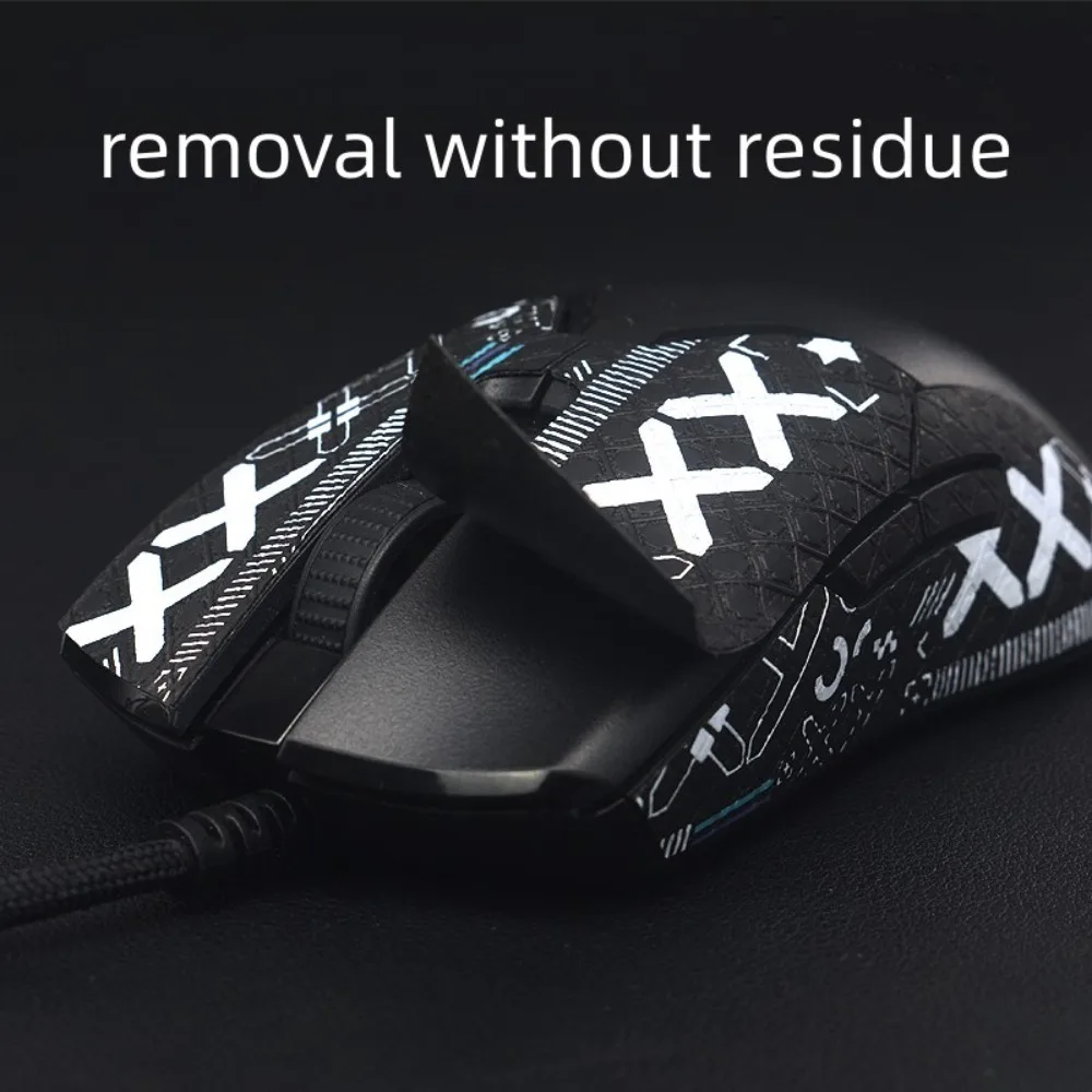 Sweat Absorption Mouse Protective Sticker Antiskid Wear Resistant Mouse Print Stickers for RAZER DEATHADDER V3 PRO/VIPER V2 PRO