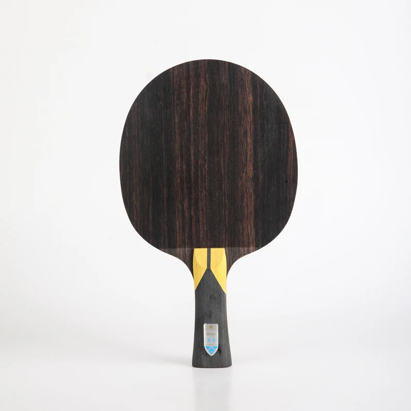 Stuor-raqueta de tenis de mesa con hoja de ping pong, raqueta de ébano y madera rosa, oro y carbono, interior incorporado, ataque rápido, alta