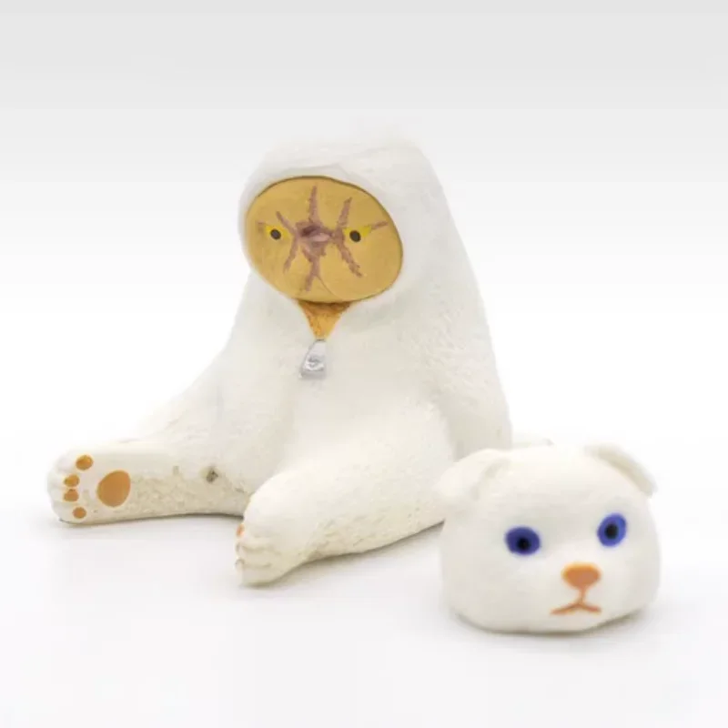 Stasto Originele Gashapon Capsule Speelgoed Kawaii Miniatuur Camouflage Dier Kat Hond Figuur Schattige Gacha Beeldje Anime Decor