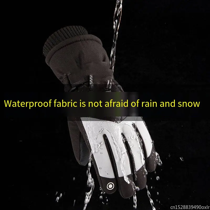 Youpin Nanjiren-guantes de esquí para hombre y mujer, manoplas de invierno cálidas, resistentes al viento, impermeables, con pantalla táctil, antideslizantes, 2022