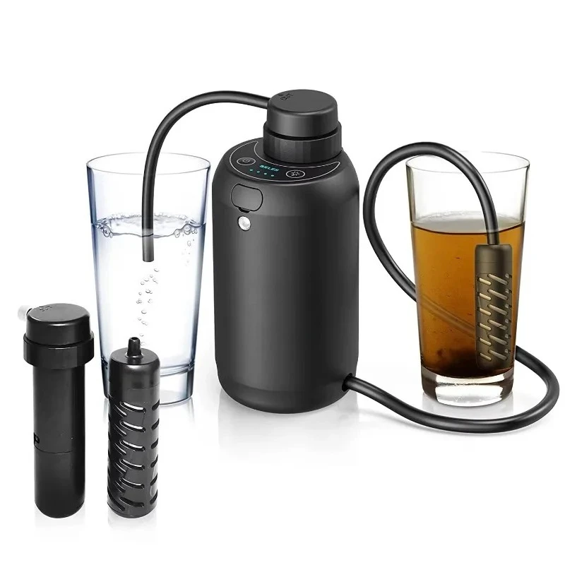 5-Level Filtration Adopts Ultrafiltration Set Emergency Survival Outdoor Emergency Hiking Filter
