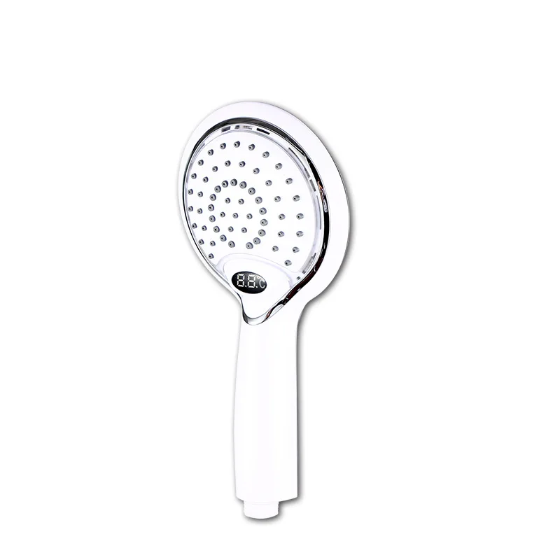 LED digital temperature control Celsius Fahrenheit shower head led temperature display bathroom shower head