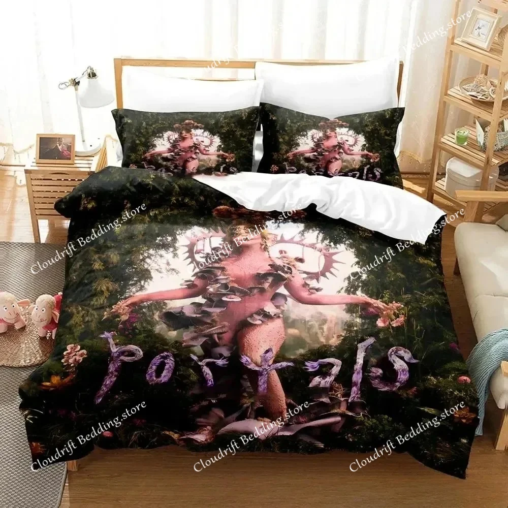 3D Print Portals Melanie Martinez album Bedding Set Double Twin King Duvet Cover Comforter Pillowcase Boys Girls Adults Bedroom