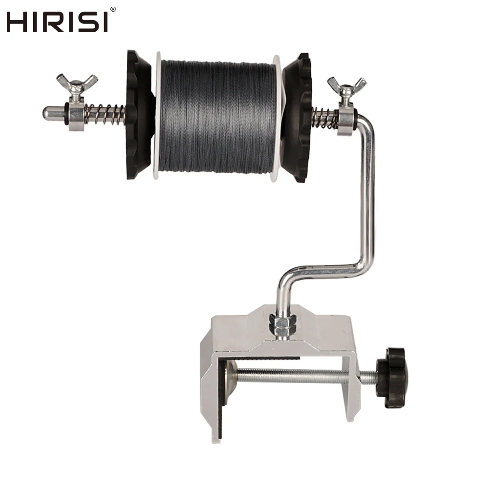 Hirisi Angelschnur Spooler Wickler Maschine Vakuum Klemme Angelrolle Linie Spool Spooler System Vertikale Gebogene Meer Karpfen Angeln