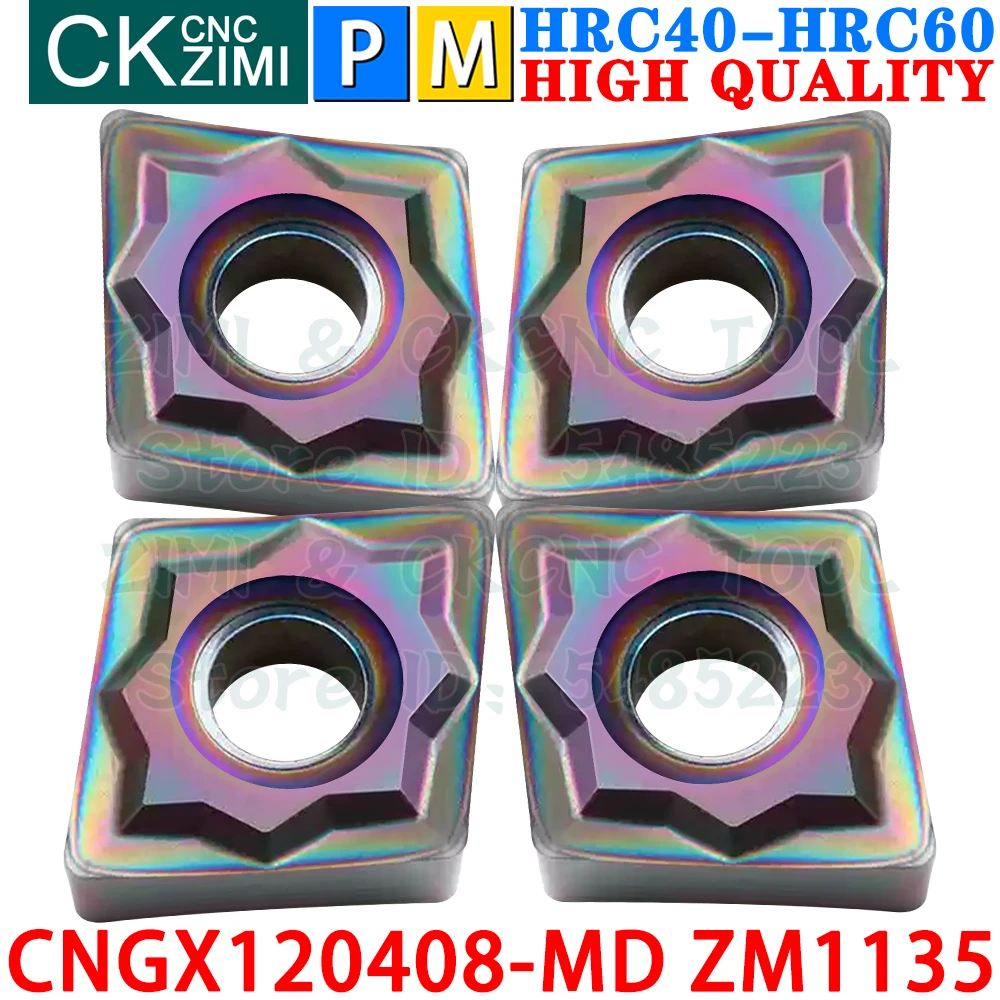 CNGX120408-MD ZM1135 CNGX 120408 MD Carbide Inserts External Turning Inserts Tools CNC Metal Lathe Cutter Tools Hardened Steel