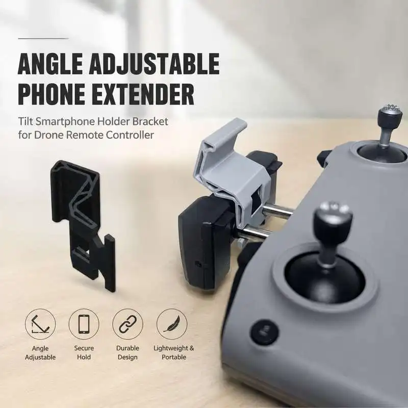 Angle Adjustable Phone Extender Drone Remote Controller Mount Tilt Smartphone Holder Bracket