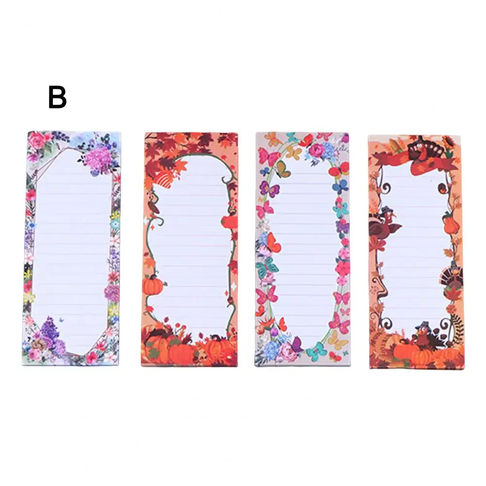 냉장고용 마그네틱 메모장, 잉크 방지, 귀여운 과일, 할 일 목록