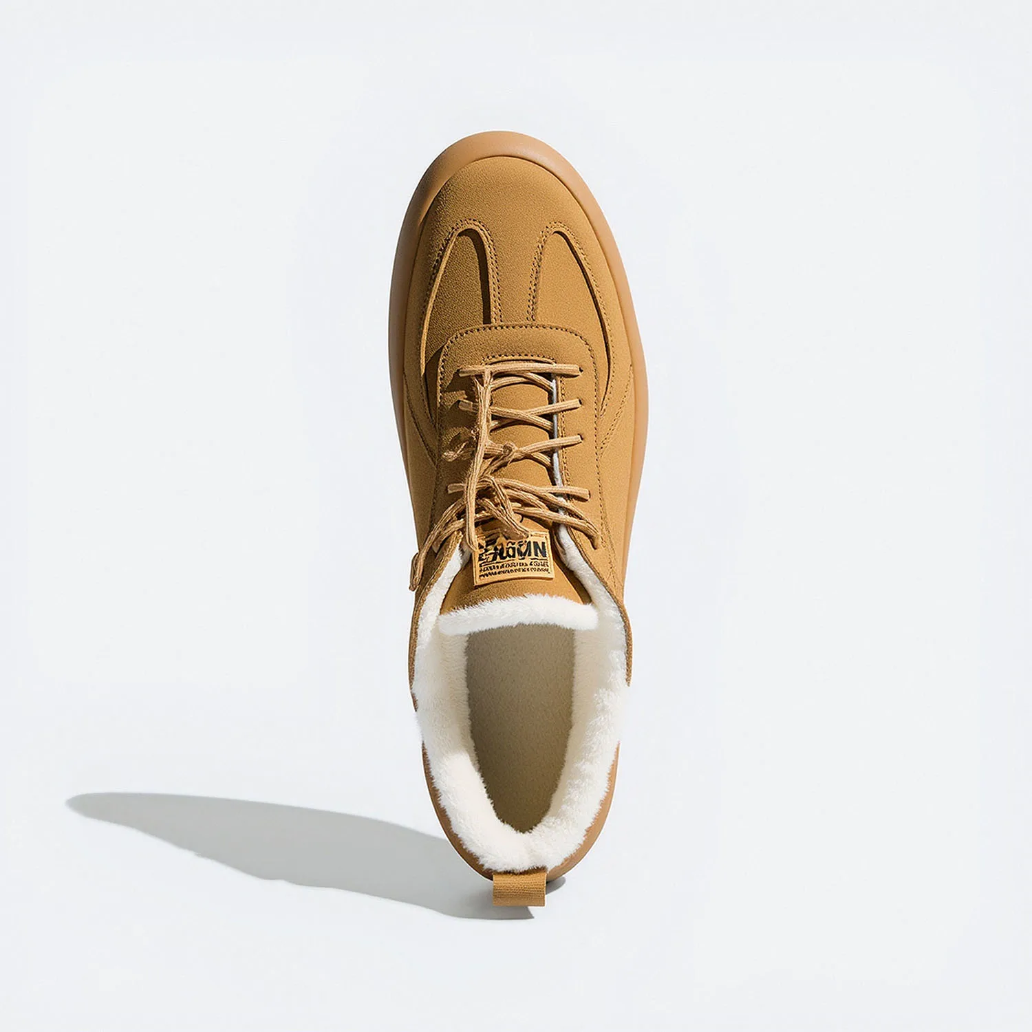 

LANGYUN Men Winter Suede Sports Shoes Size45 46 High Quality Fashion Casual High-top Sneakers