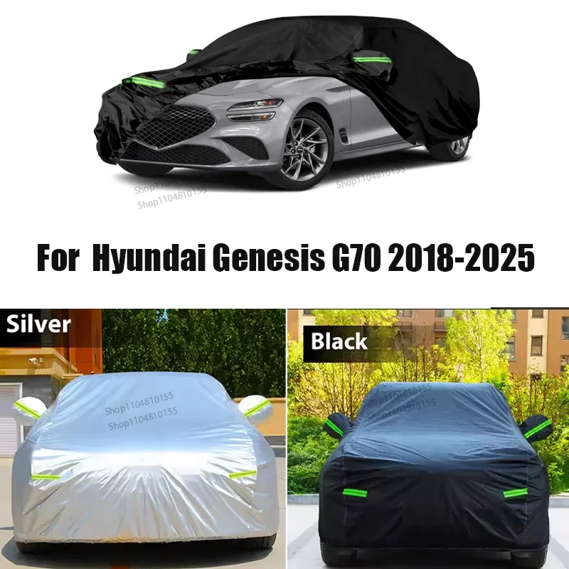 

Waterproof Car Cover Custom Fit for Hyundai Genesis G70 2018-2025 All Weather Snow Rain Dust Hail Protection