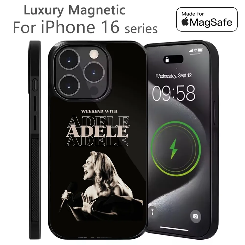 

Singer A-Adele Phone Case For iPhone 16,15,14,13,12,11,Plus,Pro,Max Mini Magsafe Magnetic Wireless Charging