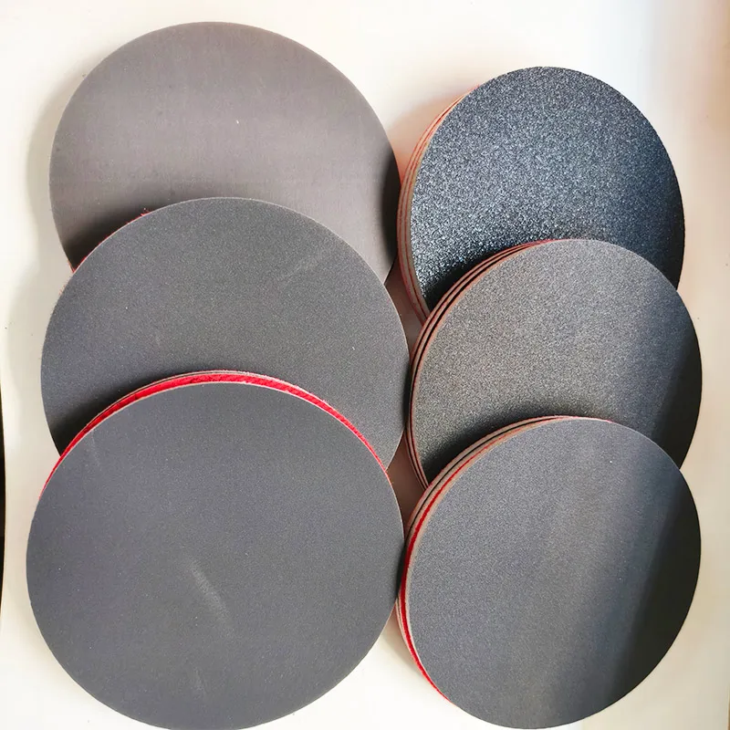 10PCS 6Inch Foam Dry Wet Sponge Sandpaper Disc Flocking 500-3000 Grit Abrasive Tools For Grinding Sandpaper