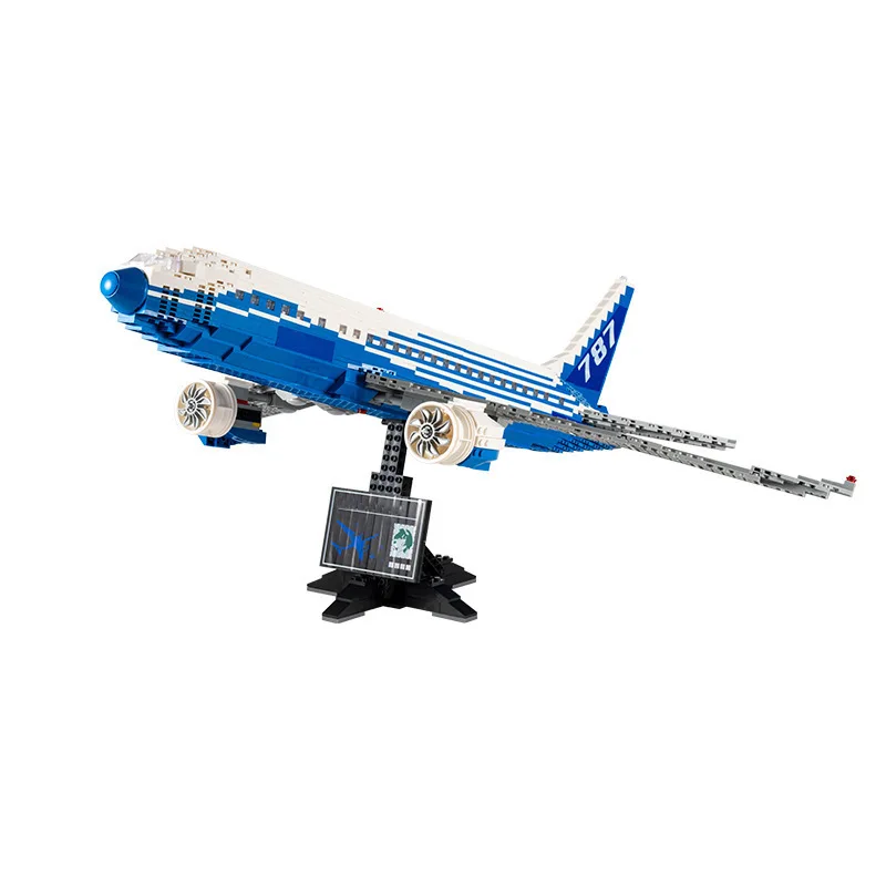 Boeing 747 Dreamliner Building Blocks Model Decoration Puzzle Aircraft Assembly Toys For Gift