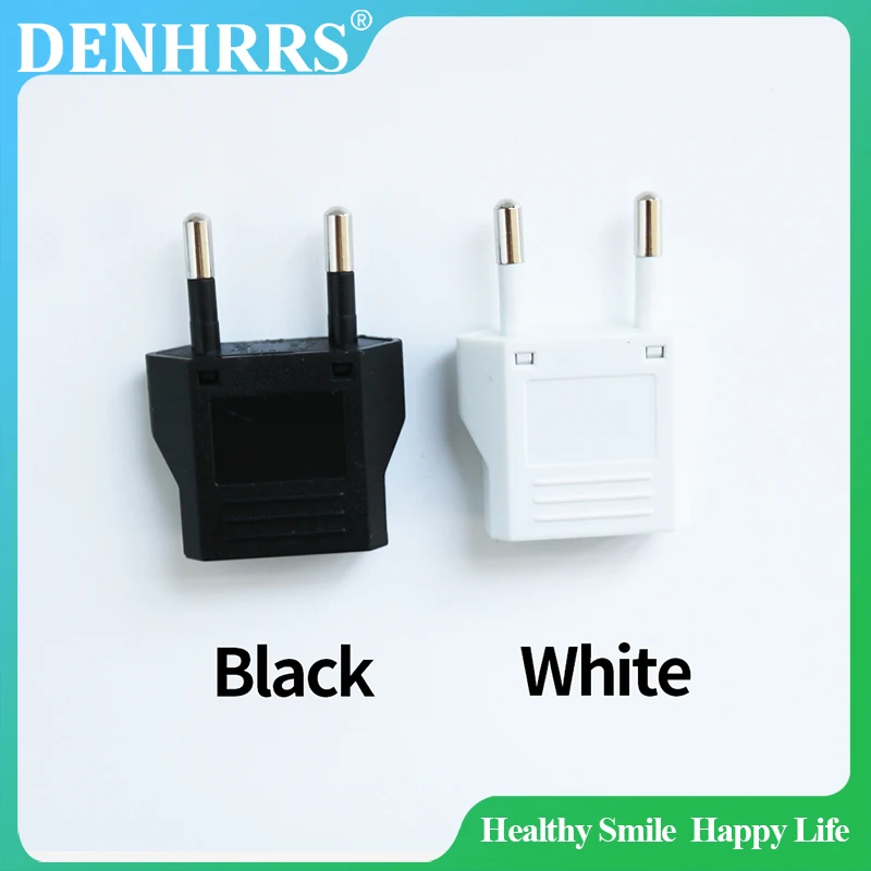 1 قطعة أداة تقويم الأسنان آلة معالجة الضوء قابس مهايئ أبيض/أسود