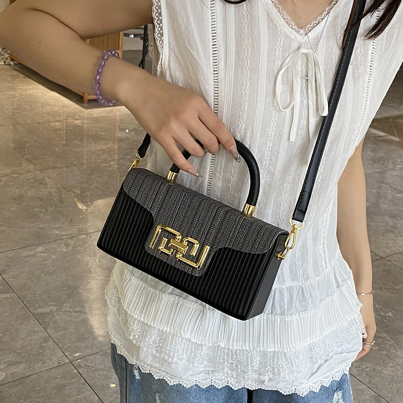 Sac à main élégant en cuir véritable pour femmes, fonction bandoulière et épaule, Design classique élégant, marque de luxe célèbre