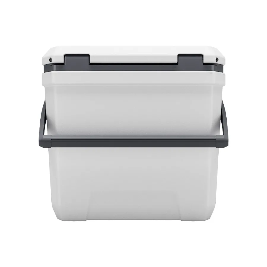 

Portable 38 QT Hard Cooler with Ice Retention Heavy-Duty Handles and Cup Holder Lightweight Rigid Insulated Material Ideal for