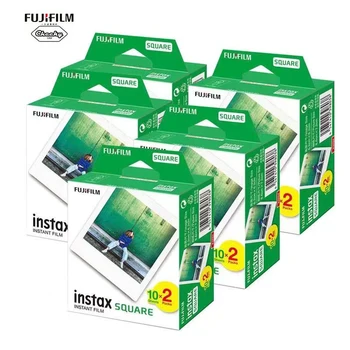 Fujifilm Instax Square Film White Edge Photo Paper 20 Sheets For Fujifilm SQ10 SQ6 SQ1 SQ20 Instant Films Camera Share SP-