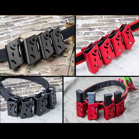 IPSC एल्युमीनियम मैगज़ीन पाउच, CNC मशीन से निर्मित, 360° मल्टी-एंगल एडजस्टेबल क्विक-ड्रॉ होल्स्टर ग्लॉक, 1911, हाई-कैपा और अन्य पिस्तौल के लिए 8 best sales ग्लॉक मैगज़ीन होल्स्टर - №7