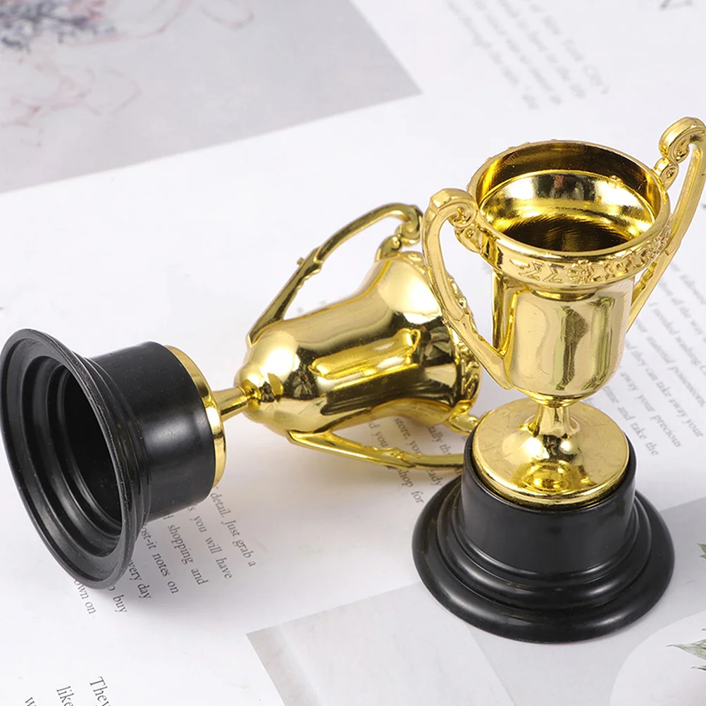 10 Pcs Winner Award Trophies Children's Trophy Decorative Small Office Cup Aldut Toys