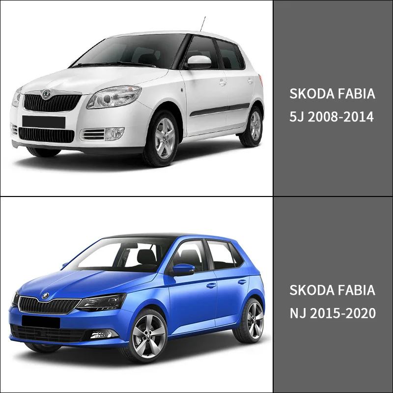 For Skoda Fabia 5J NJ  Window visor Weather Shield Side Window Deflector Car windshield weather shield Car accessories