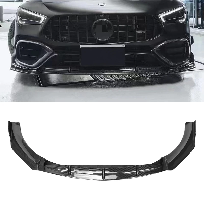 FD style carbon fiber front lip For Mercedes Benz CLA Class AMG W118 Sports 2020 2021 2022 2023 W118 carbon fiber car bumpers