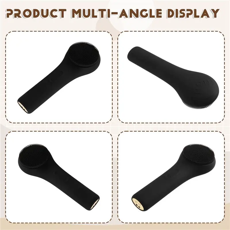 【OFF SHELF】Electric Face Brush Electric Pore Cleaner Waterproof Facial Cleanser Facial Cleansing Brush Cleansing Brush - view 2