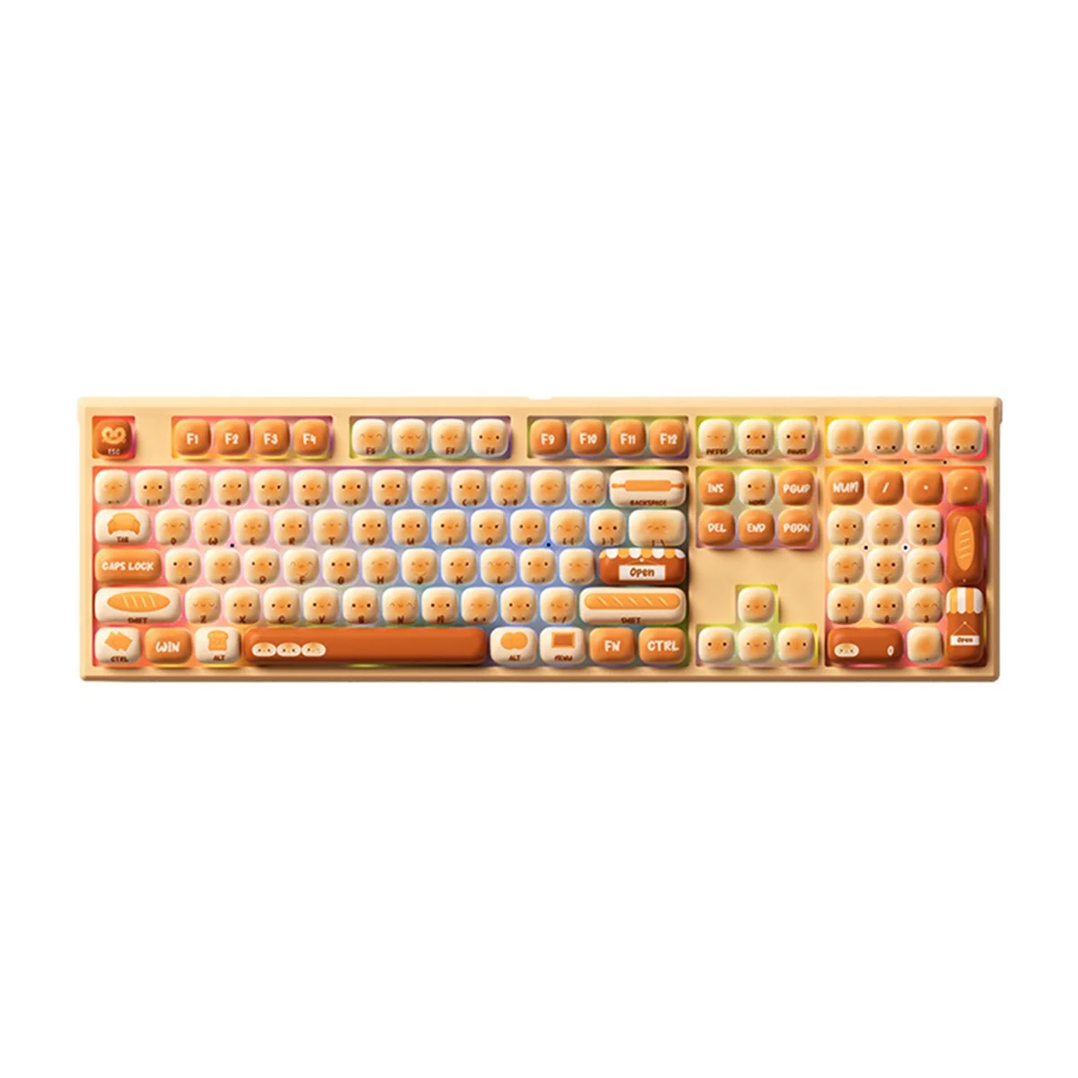 【A19R】MG108B Wireless Mechanical Keyboard MOG Profile RGB 108 Keys Full Size Hot Swap USB / 2.4G / BT 5.0
