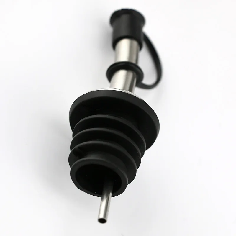 1PCS Wine Stopper Olive Pourer Dispenser Bottle Mouth With Stopper Stainless Steel Kitchen Bar Tools