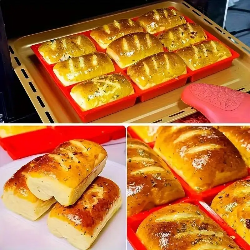 Food Grade Silicone Baking Molds Reusable Non-Stick Mould for DIY Cake Bread Soap Dessert Home Party