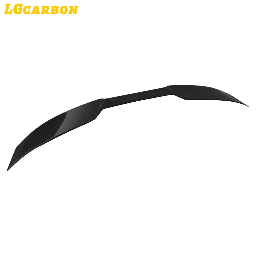 LGcarbon Dry Carbon Fiber Car Rear Spoiler Wing Lip For BMW G87 M2 2022-IN Rear Lip Boot Wing