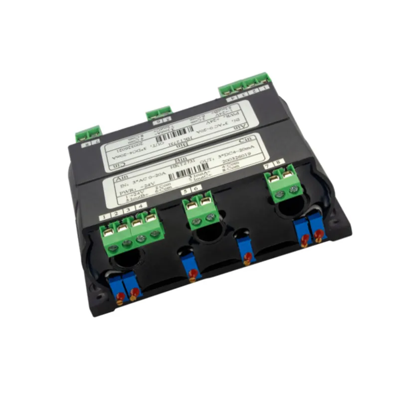 

3 phase AC10A 50A 100A current transducer current transmitter sensor 0-10V output 4-20mA 0-5V Current sensor