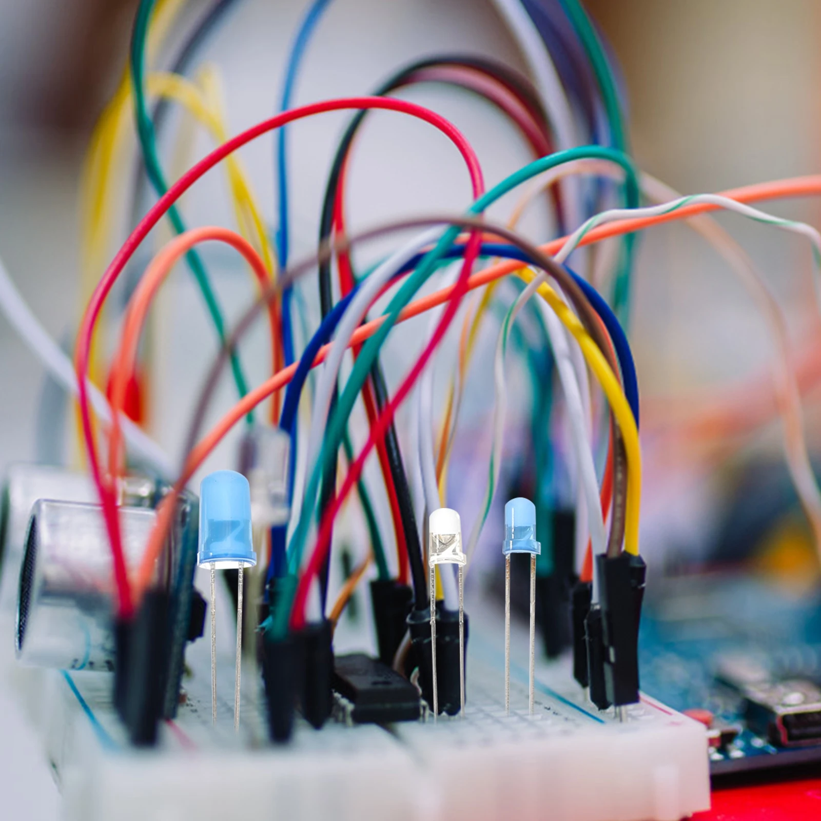 

High Brightness LED Diodes 5mm Mini Lights for Crafts Experiments Single Lamp Parts Small Nightlights LED Kit Transparent Box