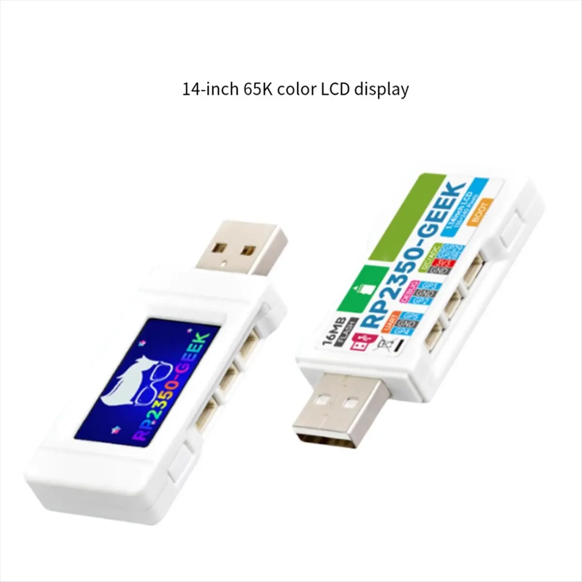 RP2350 RP2350A Chip 1.14inch LCD 240x135 Resolution 65K Color SWD/UART/ for OpenOCD/CMSIS-DAP