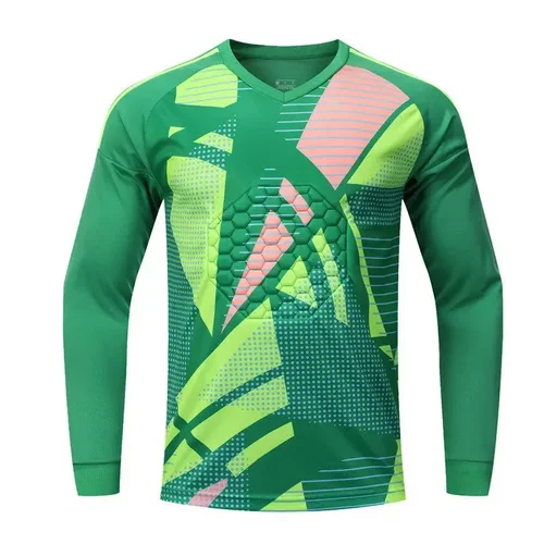 Imagen 1 del producto Camiseta de portero de manga larga 2025 transpirable uniforme de fútbol deportivo secado rápido camiseta de portero adulto