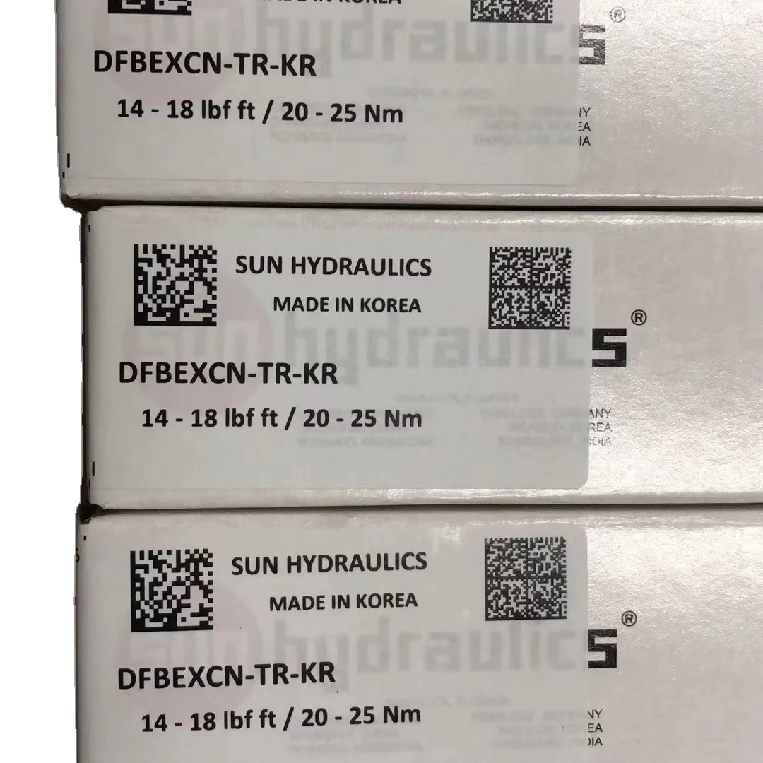 DFBEXCN  SUN Hydraulics Origin stock FLeX Series 2-way, 2-stage, solenoid-operated directional poppet valve